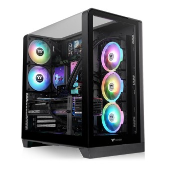 Корпус Thermaltake View 390 TG черный без БП ATX 6x120mm 2xUSB3.0 audio bott PSU