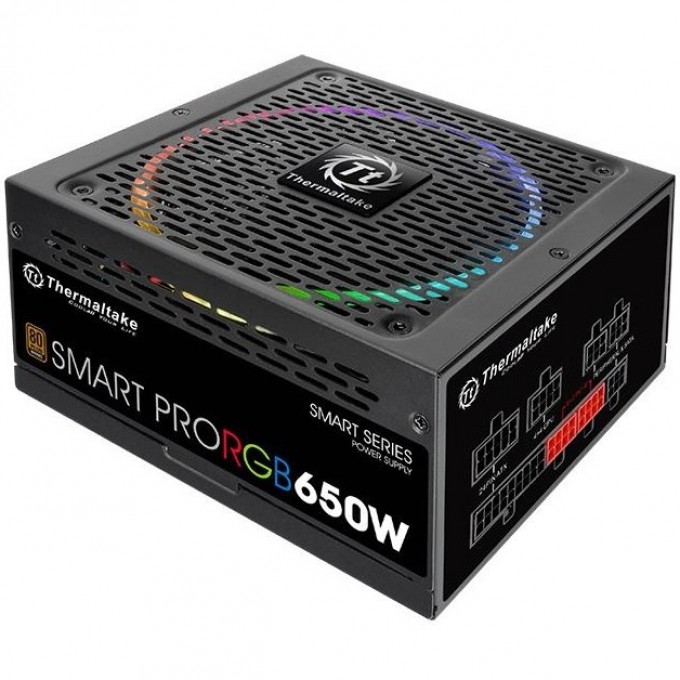 Блок питания THERMALTAKE Smart Pro RGB 650W Bronze PS-SPR-0650FPCBEU-R