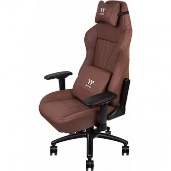 Игровое кресло THERMALTAKE Gaming Chair X Comfort Real Leather Brown