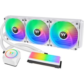 Жидкостная система охлаждения THERMALTAKE FLOE RC360 CPU & MEMORY AIO LIQUID COOLER SNOW EDITION Жидкостная система охлаждения THERMALTAKE FLOE RC360 CPU & MEMORY AIO LIQUID COOLER SNOW EDITION