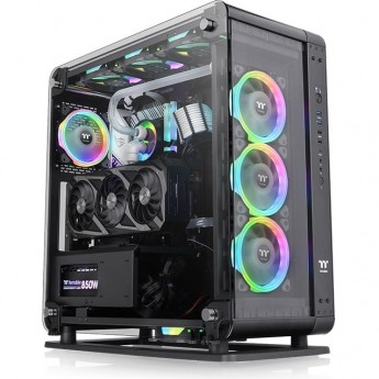 Корпус THERMALTAKE CORE P6 TG без БП ATX 2xUSB2.0 2xUSB3.0 audio bott PSU черный