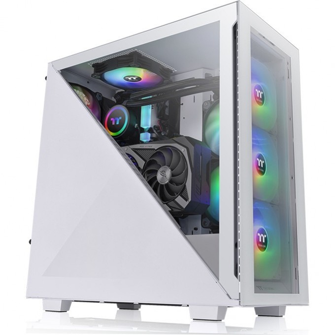 Корпус THERMALTAKE Divider 300 TG Snow ARGB Mid Tower Chassis CA-1S2-00M6WN-01