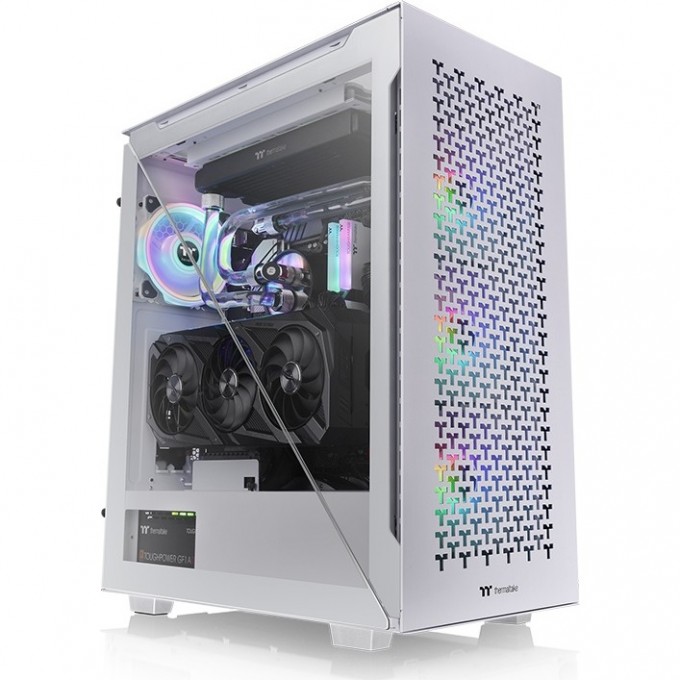 Корпус THERMALTAKE DIVIDER 500 TG AIR SNOW без БП ATX 2xUSB3.0 audio bott PSU белый CA-1T4-00M6WN-02