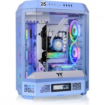 Корпус THERMALTAKE THE TOWER 600 HYDRANGEA BLUE MID TOWER CHASSIS