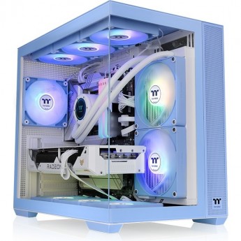 Корпус THERMALTAKE VIEW 380 TG ARGB HYDRANGEA BLUE MID TOWER CHASSIS