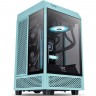 Корпус THERMALTAKE THE TOWER 100 TURQUOISE без БП miniITX 2xUSB3.0 audio bott PSU бирюзовый CA-1R3-00SBWN-00