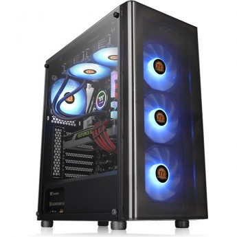 Корпус THERMALTAKE V200 TG черный