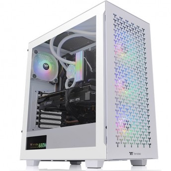 Корпус THERMALTAKE V350 TG ARGB AIR SNOW MID TOWER CHASSIS белый