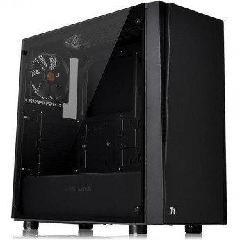 Корпус THERMALTAKE VERSA J21 TG без БП ATX 2xUSB2.0 2xUSB3.0 audio bott PSU черный