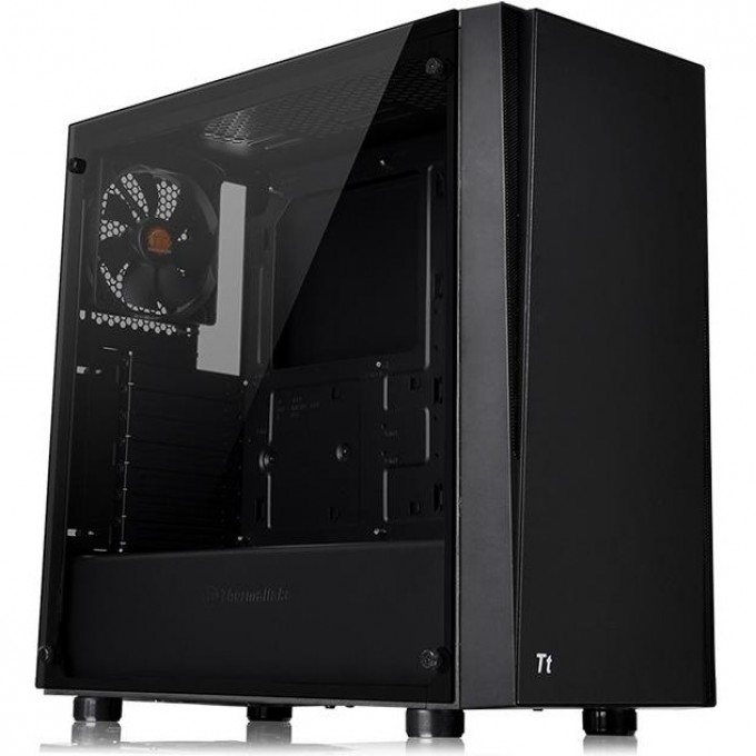 Корпус THERMALTAKE VERSA J21 TG без БП ATX 2xUSB2.0 2xUSB3.0 audio bott PSU черный CA-1K1-00 M1WN-00