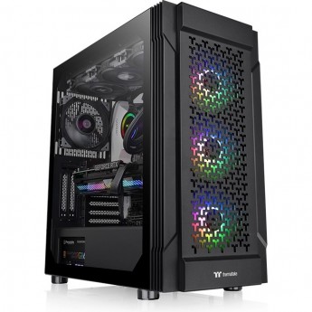 Корпус THERMALTAKE VERSA T27 TG ARGB без БП ATX 2xUSB3.0 audio bott PSU черный