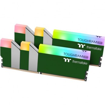 Оперативная память THERMALTAKE TOUGHRAM RGB Memory DDR4 3600MHz 16GB (8GB x2) - Гоночный Зеленый