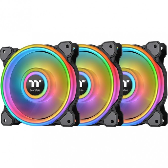 Вентилятор THERMALTAKE Riing Quad 12 RGB Radiator Fan TT Premium Edition 3 Fan Pack (Controller included) CL-F088-PL12SW-A